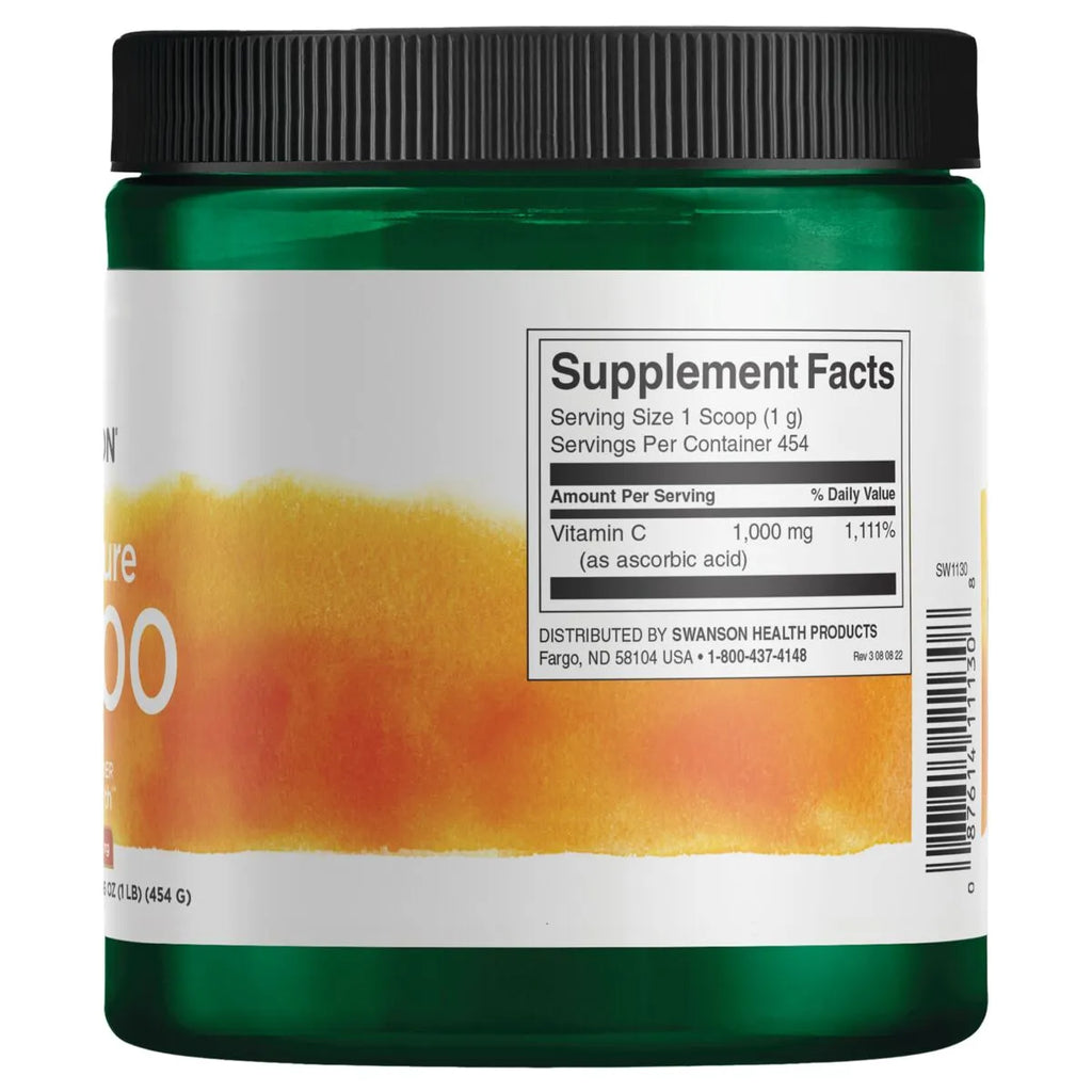 VITAMINA C -1000 PURE PWDR 16ONZ