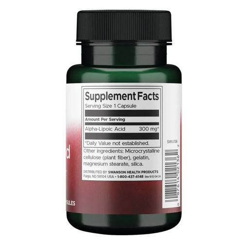 ALPHA LIPOIC ACID 300MG 60 C